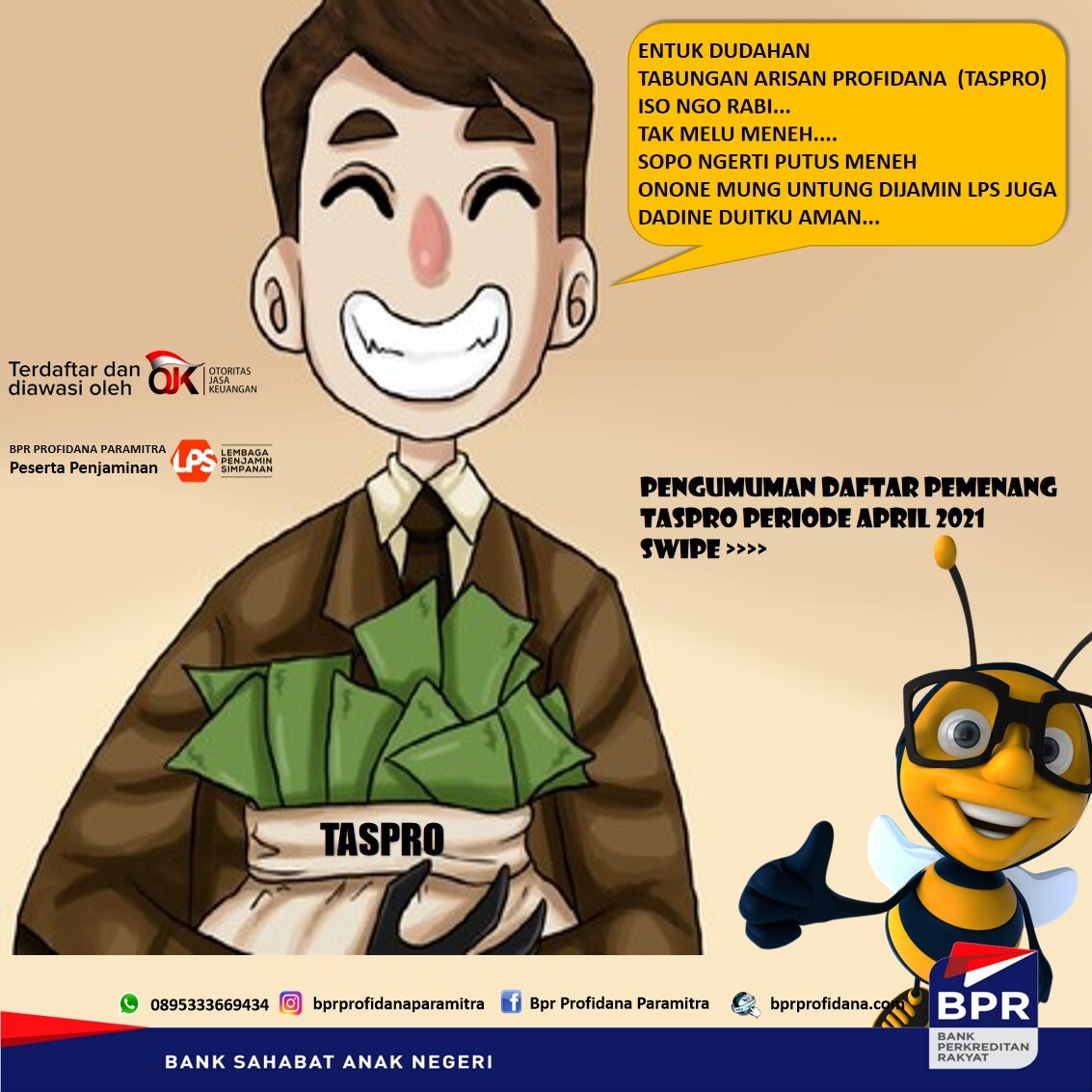PEMENANG TASPRO PERIODE APRIL 2021